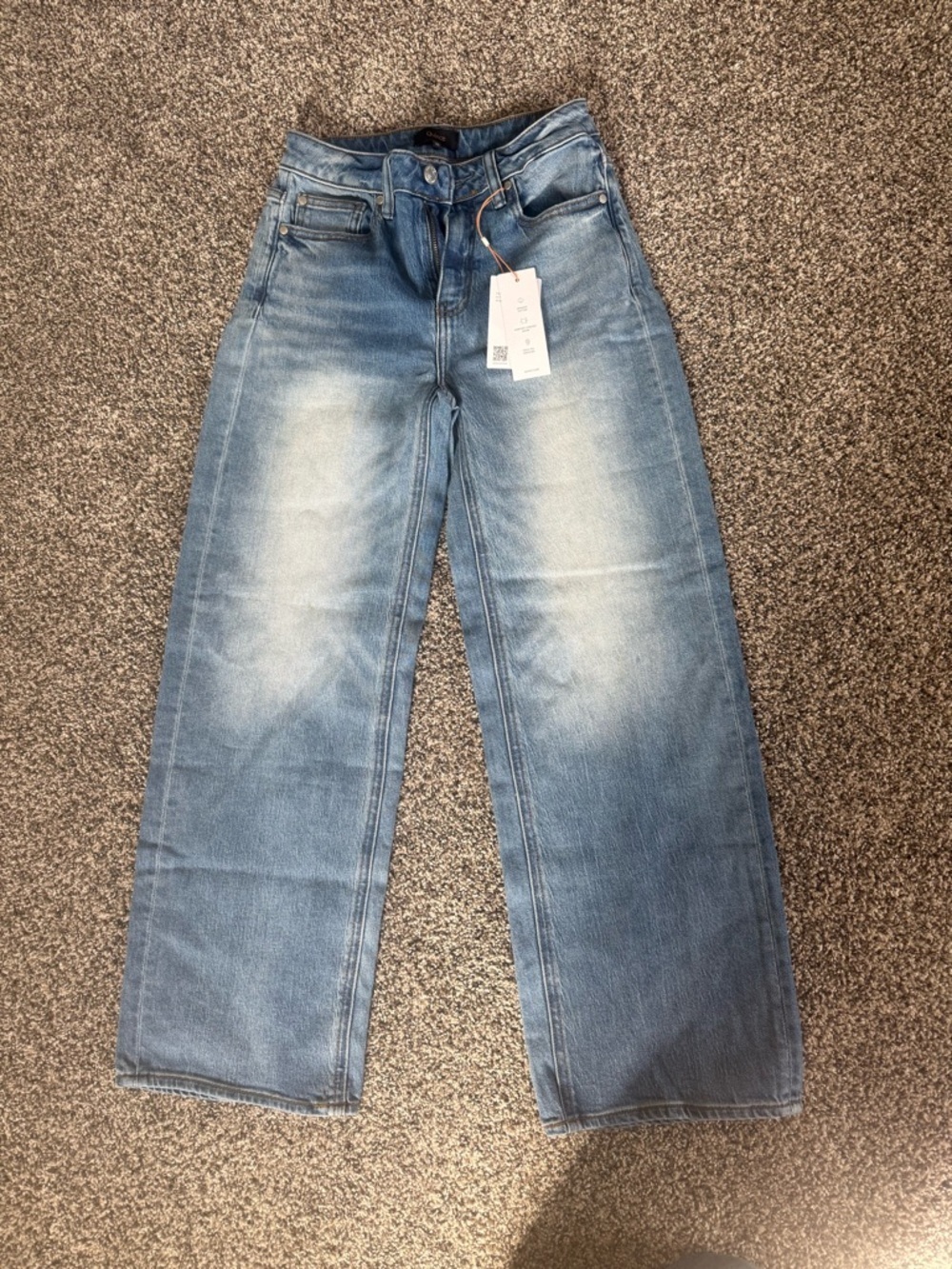 NWT Quince Women’s Light Blue Wide-Leg Women's Jeans Size 26